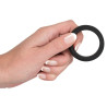 Black Velvets Cockring Velvet Ring L Noir 38mm